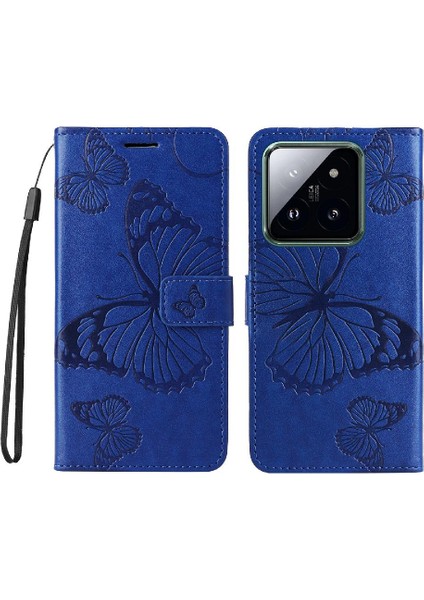 Xiaomi 14 Pro Flip Kickstand Için Kılıf Kart Yuvası Standı ile Pu Deri (Yurt Dışından) fırsatları