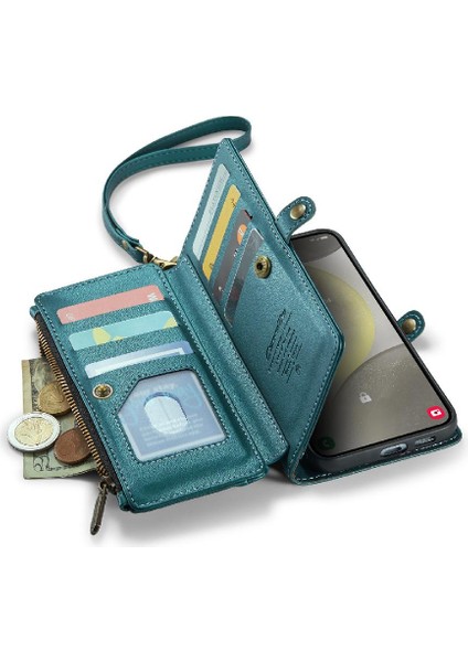 Samsung Galaxy S24 Artı Kılıf Için Crossbody Durumda Cüzdan Fermuar Faturaları Yuvası (Yurt Dışından) fırsatları