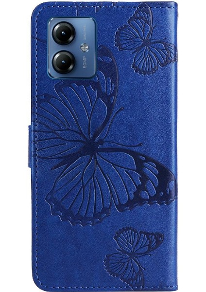 Motorola Moto G14 4g Flip Kickstand Manyetik Kapak Için Kılıf Kart Yuvası ile (Yurt Dışından) modelleri