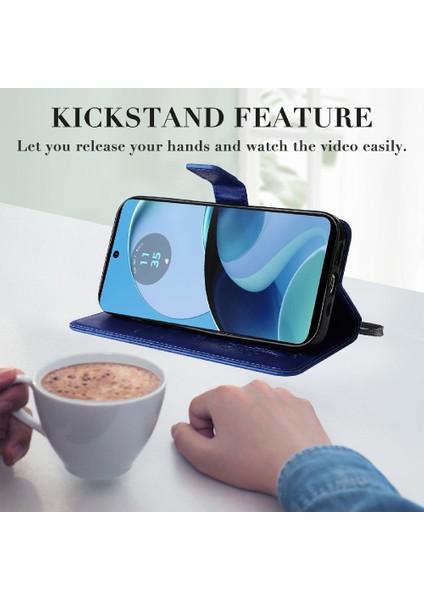 Motorola Moto G14 4g Flip Kickstand Manyetik Kapak Için Kılıf Kart Yuvası ile (Yurt Dışından) fırsatları