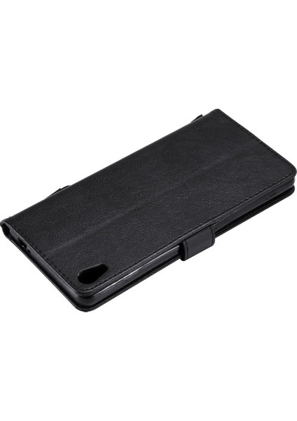 Kart Yuvası ile Sony Xperia Xa Ultra Için Flip Case Yüksek Kalite Deri (Yurt Dışından)