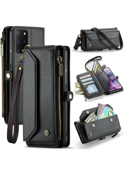 Samsung Galaxy S20 Artı Rfid Engelleme Durumda Cüzdan Kartı Için Crossbody Durumda (Yurt Dışından)