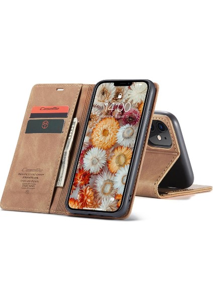 Iphone 11 Için Flip Case Folio Kitap Manyetik Kapatma Darbeye Vaka (Yurt Dışından) modelleri