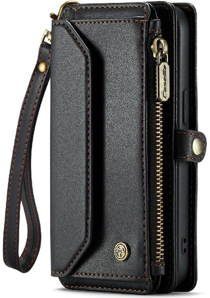 Kadınlar Için iphone 13 Mini Fermuar Faturaları Yuvası Cüzdan Kılıf Için Crossbody Durumda (Yurt Dışından)