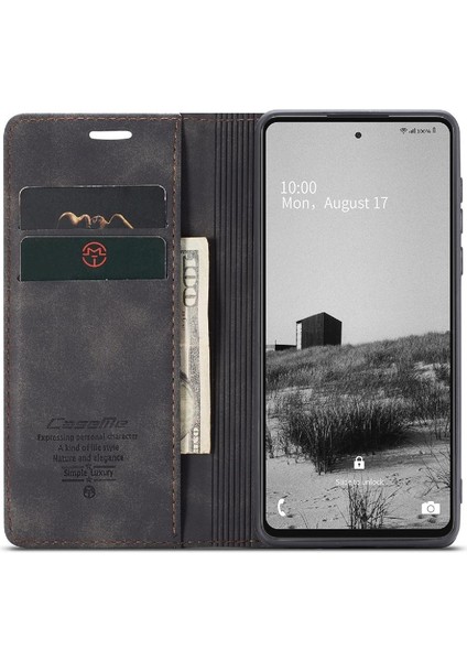 Samsung Galaxy A73 5g Için Flip Case Vintage Pu Deri Cüzdan Manyetik (Yurt Dışından) modelleri