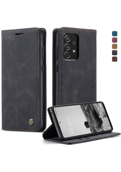Samsung Galaxy A73 5g Için Flip Case Vintage Pu Deri Cüzdan Manyetik (Yurt Dışından) fırsatları