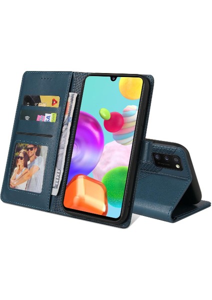Samsung Galaxy A41 Üç Kart Yuvaları Premium Deri 4 Için Flip Case (Yurt Dışından) fırsatları