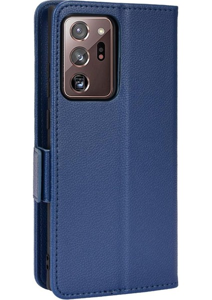 Samsung Galaxy Not 20 Için Kılıf Ultra Manyetik Pu Deri Kart Yuvaları Yan (Yurt Dışından)