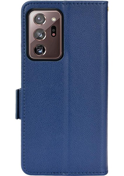 Samsung Galaxy Not 20 Için Kılıf Ultra Manyetik Pu Deri Kart Yuvaları Yan (Yurt Dışından)