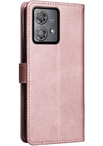 Motorola Kenar 40 Neo 5g Için Flip Case Yüksek Kalite Deri Klasik Katı (Yurt Dışından) indirimleri