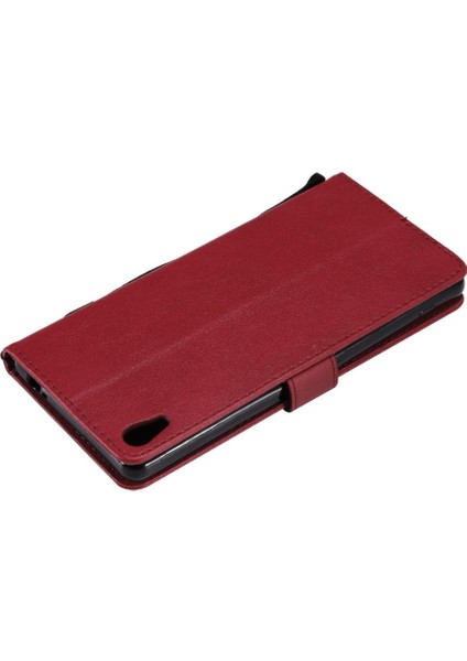 Kart Yuvası ile Sony Xperia Xa Ultra Için Flip Case Yüksek Kalite Deri (Yurt Dışından)
