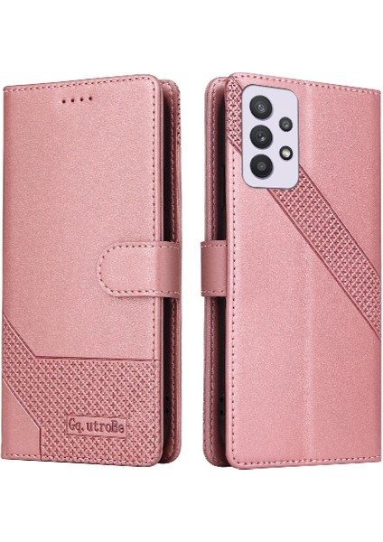 Samsung Galaxy A33 5g 4 Köşe Koruma Premium Deri Için Flip Case (Yurt Dışından)