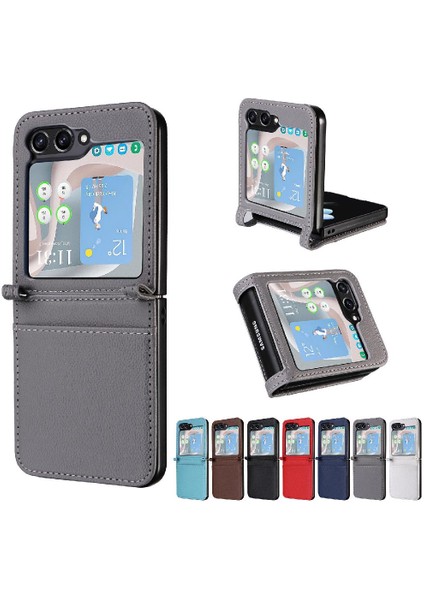 Samsung Galaxy Z Flip 5 Cüzdan Için Kılıf Yan Toka Kart Yuvaları Tutucu Pu (Yurt Dışından) fırsatları