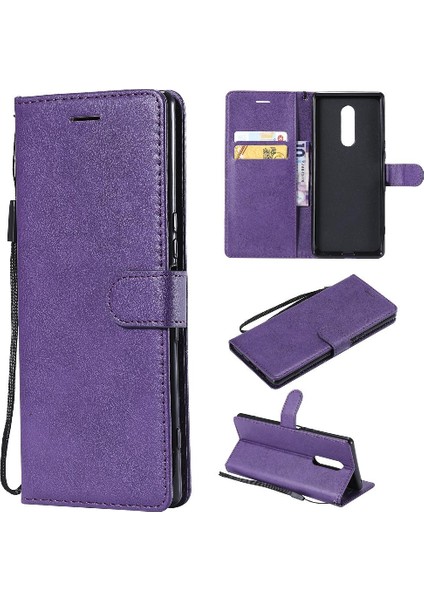 Kart Yuvası Iş Cüzdan Telefon Kılıfı ile Sony Xperia Xz4 Için Flip Case (Yurt Dışından)