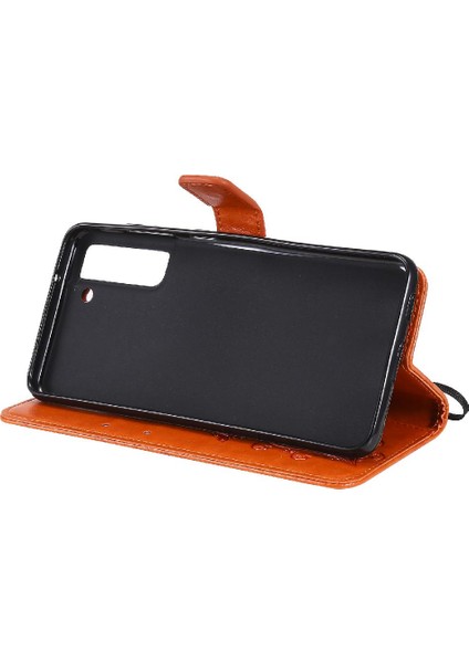 Samsung Galaxy S21 Fe Darbeye Kapak Flip Kickstand Manyetik Pu (Yurt Dışından) modelleri