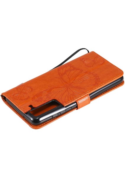 Samsung Galaxy S21 Fe Darbeye Kapak Flip Kickstand Manyetik Pu (Yurt Dışından) fırsatları