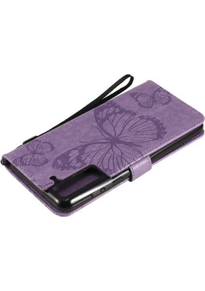 Samsung Galaxy S21 Fe Darbeye Kapak Flip Kickstand Manyetik Pu (Yurt Dışından) fırsatları