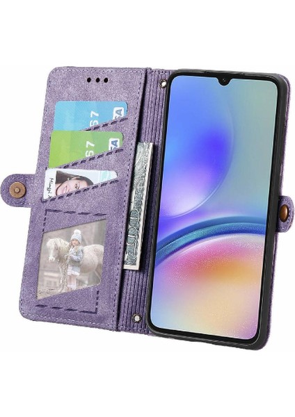 Samsung Galaxy A05S 4g Için Flip Case Deri Kılıf Kapak Darbeye (Yurt Dışından)