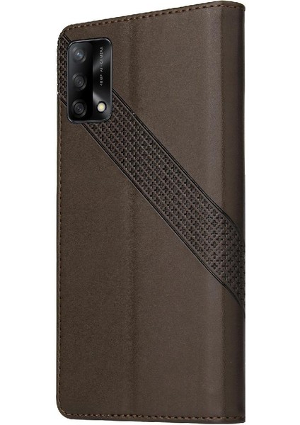 Oppo A74/F19 Üç Kart Yuvaları Darbeye Kickstand 4 Köşe Için Flip Case (Yurt Dışından) fırsatları
