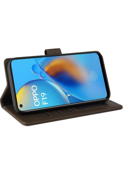 Oppo A74/F19 Üç Kart Yuvaları Darbeye Kickstand 4 Köşe Için Flip Case (Yurt Dışından) indirimleri