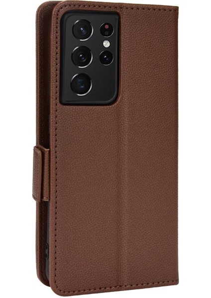Samsung Galaxy S21 Ultra Pu Deri Yan Toka Kart Yuvaları Tutucu (Yurt Dışından) fiyatları