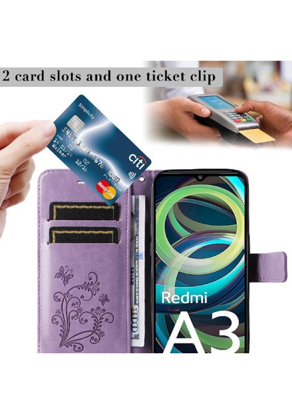 Xiaomi Redmi A3 Darbeye Kapak Pu Deri Manyetik Kapak Çevirin (Yurt Dışından) fırsatları