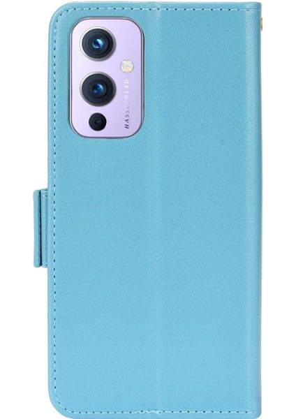 Oneplus 9 Için Kılıf Yan Toka Pu Deri Cüzdan Manyetik Kart Yuvaları Tutucu (Yurt Dışından)