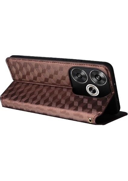 Xiaomi Poco F6 Pu Deri Cüzdan 3D Desen Manyetik Kapatma (Yurt Dışından) modelleri