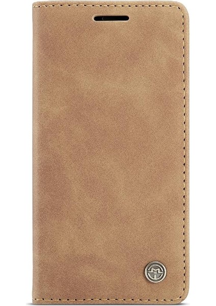 Iphone 12 Için Flip Case/12 Pro Flip Folio Kitap Vintage Pu Deri Cüzdan (Yurt Dışından)