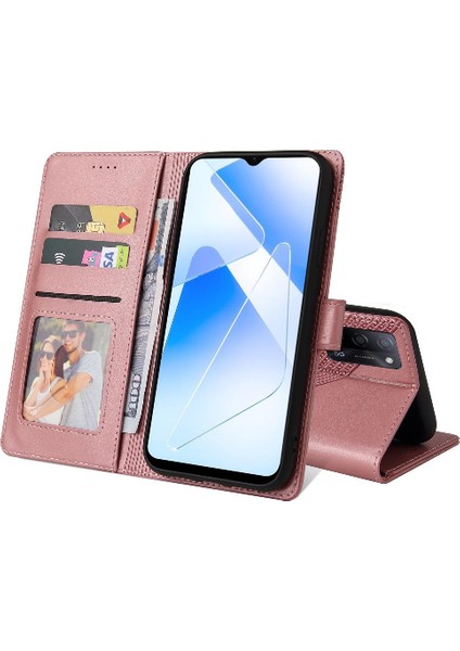 Oppo Oppo 5g Premium Deri Kickstand Darbeye 4 Köşe Için Flip Case (Yurt Dışından)