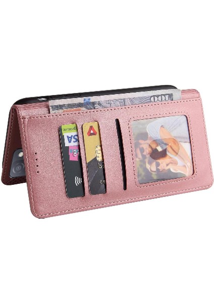 Oppo Oppo 5g Premium Deri Kickstand Darbeye 4 Köşe Için Flip Case (Yurt Dışından)