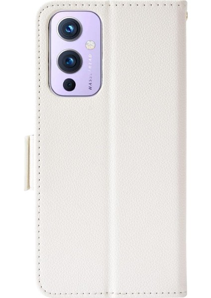 Oneplus 9 Için Kılıf Yan Toka Pu Deri Cüzdan Manyetik Kart Yuvaları Tutucu (Yurt Dışından)