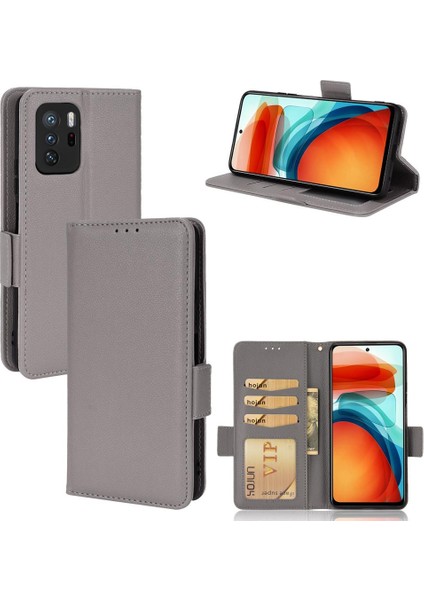 Xiaomi Poco X3 Gt Cüzdan Pu Deri Yan Toka Manyetik Kart (Yurt Dışından)