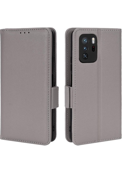 Xiaomi Poco X3 Gt Cüzdan Pu Deri Yan Toka Manyetik Kart (Yurt Dışından)