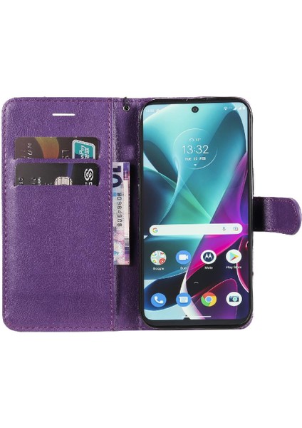 YH Mall Motorola Kenar S30 Iş Cüzdan Telefon Kılıfı Için Kart Yuvası ile Flip Case (Yurt Dışından)