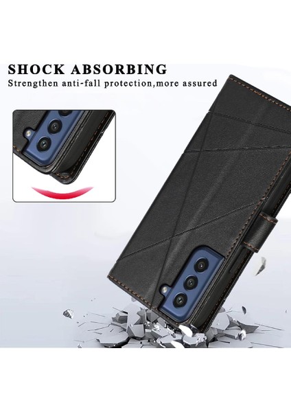 Samsung Galaxy S21 Fe Şok Emici Darbeye Üç Kart Için Flip Case (Yurt Dışından) indirimleri