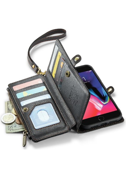 Iphone 6 Için Crossbody Durumda Artı/6s Artı Fermuar Faturaları Yuvası Kart Tutucu Için (Yurt Dışından)