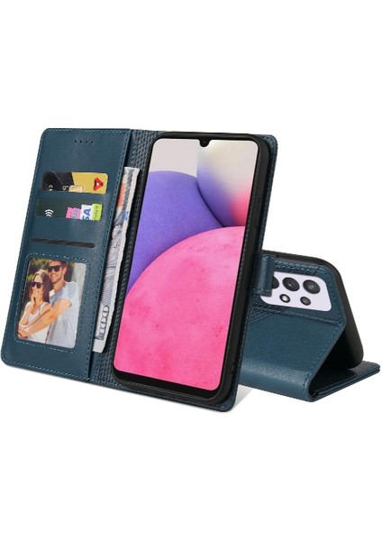 Samsung Galaxy A33 5g 4 Köşe Koruma Premium Deri Için Flip Case (Yurt Dışından) fırsatları