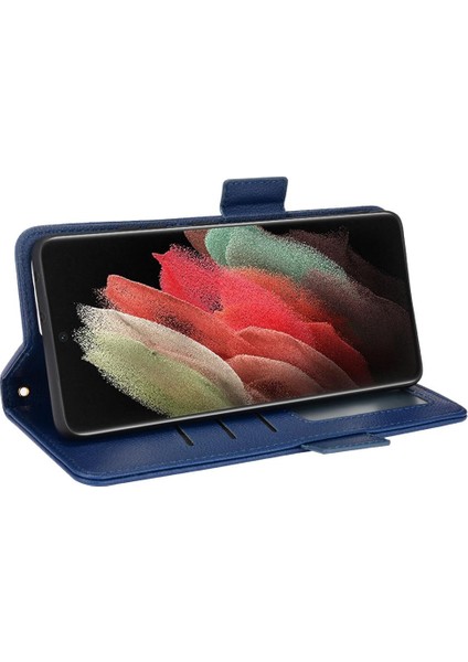 Samsung Galaxy S21 Ultra Pu Deri Yan Toka Kart Yuvaları Tutucu (Yurt Dışından) fiyatları