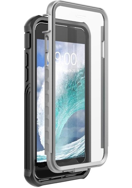 Iphone 7/8 Için Kılıf Damla ve Çarpışma Kanıtı Tamamen Şeffaf 360 Tüm Pet (Yurt Dışından)