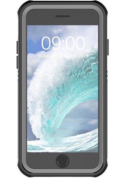 Iphone 7/8 Için Kılıf Damla ve Çarpışma Kanıtı Tamamen Şeffaf 360 Tüm Pet (Yurt Dışından)