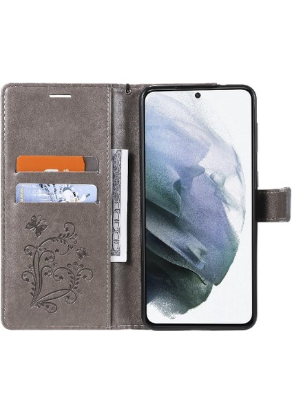 Samsung Galaxy S21 Manyetik Kapak Pu Deri Flip Kickstand Kapak (Yurt Dışından) fırsatları