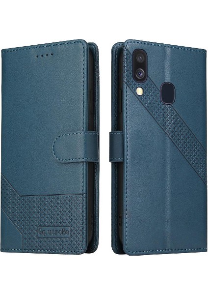 Samsung Galaxy A40 Kickstand Üç Kart Yuvaları Darbeye 4 Için Flip Case (Yurt Dışından)