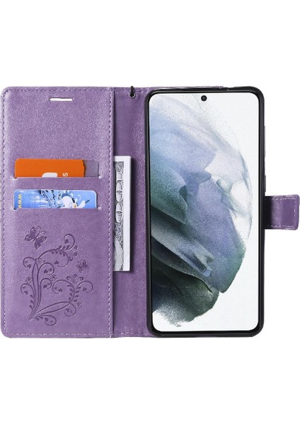 Samsung Galaxy S21 Manyetik Kapak Pu Deri Flip Kickstand Kapak (Yurt Dışından) fırsatları