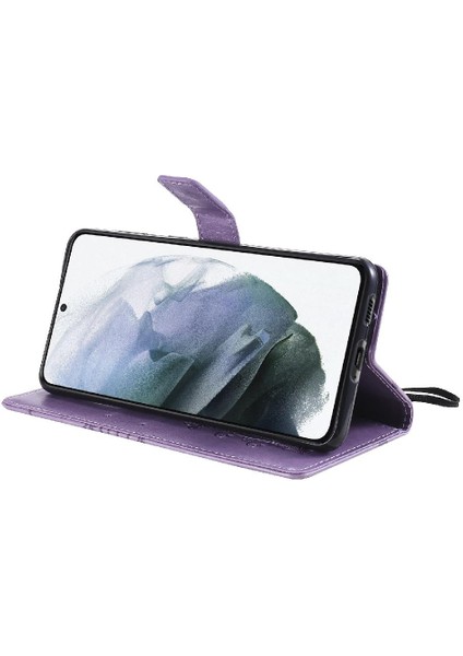 Samsung Galaxy S21 Manyetik Kapak Pu Deri Flip Kickstand Kapak (Yurt Dışından) indirimleri