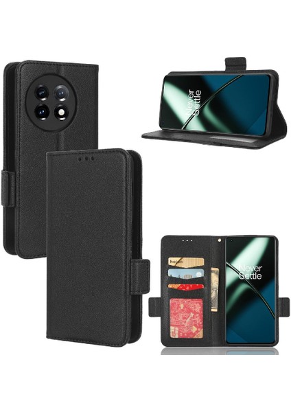 Oneplus 11R 5g Için Kılıf Pu Deri Cüzdan Kart Yuvaları Tutucu Manyetik Yan (Yurt Dışından)