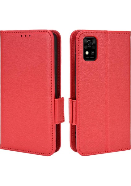 Zte Blade Case Yan Toka Cüzdan Pu Deri Manyetik Kart Yuvaları (Yurt Dışından)