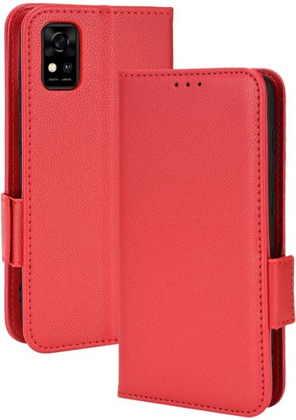 Zte Blade Case Yan Toka Cüzdan Pu Deri Manyetik Kart Yuvaları (Yurt Dışından)