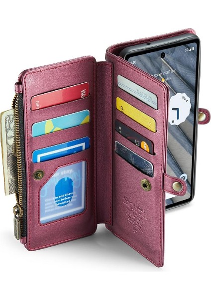 Google Piksel 7A Kart Tutucu Rfid Engelleme Durumda Cüzdan Için Crossbody Durumda (Yurt Dışından) fırsatları
