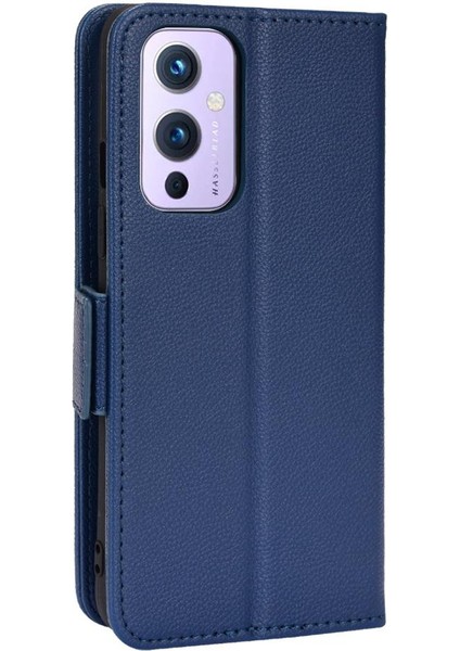 Oneplus 9 Için Kılıf Yan Toka Pu Deri Cüzdan Manyetik Kart Yuvaları Tutucu (Yurt Dışından)